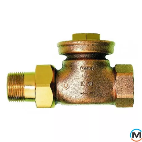 Запорный клапан Veramax V2440D0025, Диаметр резьбы: 1", Исполнение: Прямой, Цвет: Никелированный, фото 