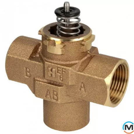 Зонний клапан серії VC 3-х ходовий клапан 3/4" Kv 7.0 м3/год VCZMH6000/U, фото 