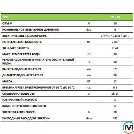 Бойлер электрический Drazice TO-20.1, фото , изображение 4