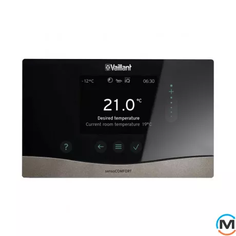 Vaillant sensoCOMFORT VRC 720/3 погодозалежний регулятор для опалювального обладнання з шиною eBus, Спосіб підключення: Провідний, фото 