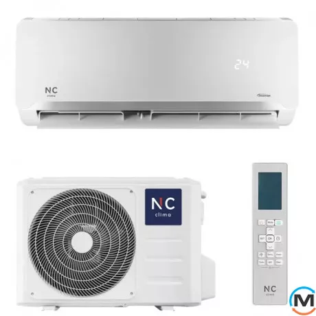 Кондиціонер NC clima серії Birmingham (-20С) NCI24EHBIw1eu/NCO24EHBIw1eu, Площа приміщення (кв.м): 70, фото 