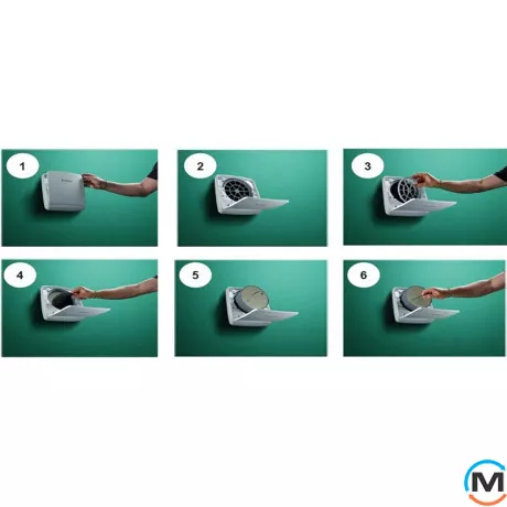 Vaillant VAR 60/2 DW модуль припливно-витяжної вентиляції з рекуперацією тепла 60 м3/год, фото , зображення 7