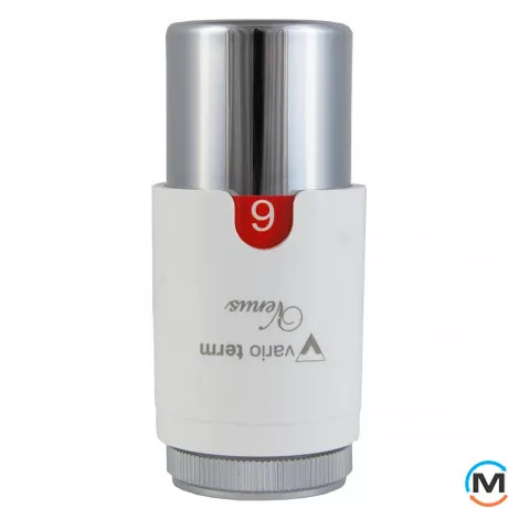 Термоголовка Vario Term Белая-Хром VENUS I (резьба M30x15), фото 