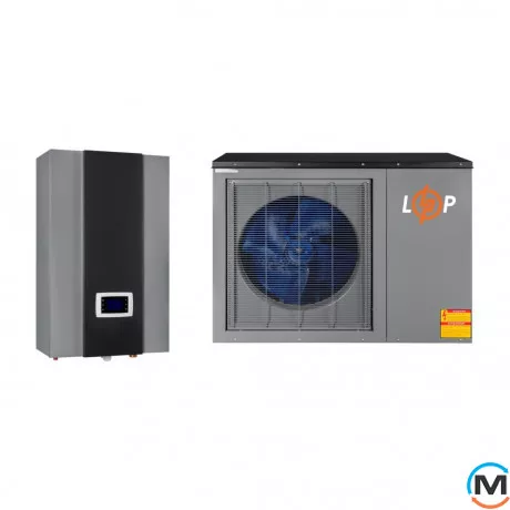 Тепловий насос повітря-вода інверторний спліт LogicPower SINV-11, Теплова потужність (кВт): 11, фото 