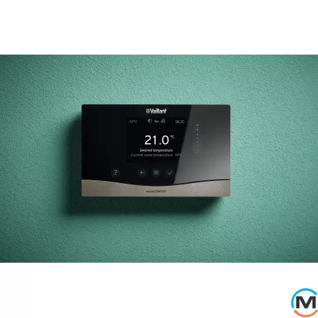 Vaillant sensoCOMFORT VRC 720/3 f бездротовий погодозалежний регулятор для опалювального обладнання з шиною eBus, Спосіб підключення: Бездротовий
, фото , зображення 2