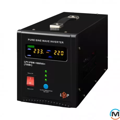 ИБП LogicPower LogicPowerY-PSW-1000VA+ (700Вт) 10A/20A с правильной синусоидой 12V, фото , изображение 3