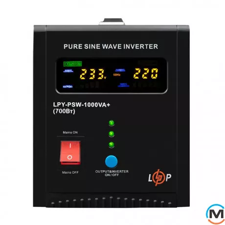 ИБП LogicPower LogicPowerY-PSW-2500VA+ (1800Вт) 10A/20A с правильной синусоидой 24V, фото 