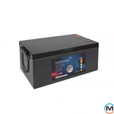 Акумулятор LogicPower LiFePO4 24V-230 Ah (BMS 80A/40A) пластик для ДБЖ, фото , зображення 3