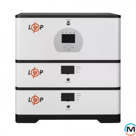 Джерело безперебійного живлення (ДБЖ) LogicPower BOX DEYE 5kWh + АКБ 10kWh, фото 