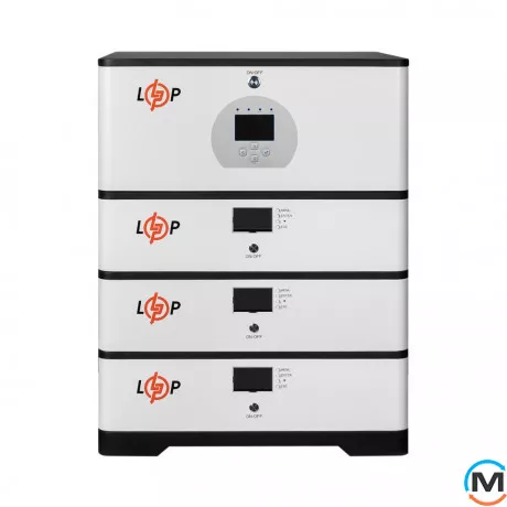 Джерело безперебійного живлення (ДБЖ) LogicPower BOX DEYE 5kWh + АКБ 15 kWh, фото 