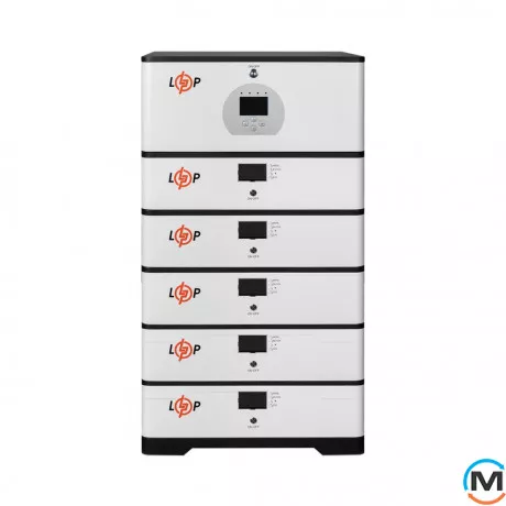 Джерело безперебійного живлення (ДБЖ) LogicPower BOX DEYE 5kWh + АКБ 25kWh, фото 