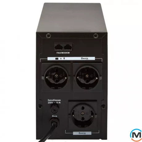 Линейно-интерактивное ИБП LogicPowerM-L1250VA (875Вт), фото , зображення 2
