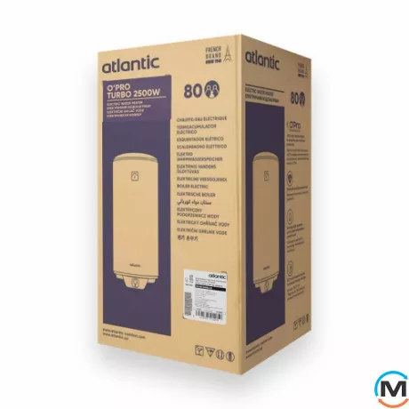 Водонагреватель бытовой электрический Atlantic Opro Turbo VM 080 D400S-2-B (2500W), Объем (л): 75, фото , изображение 8