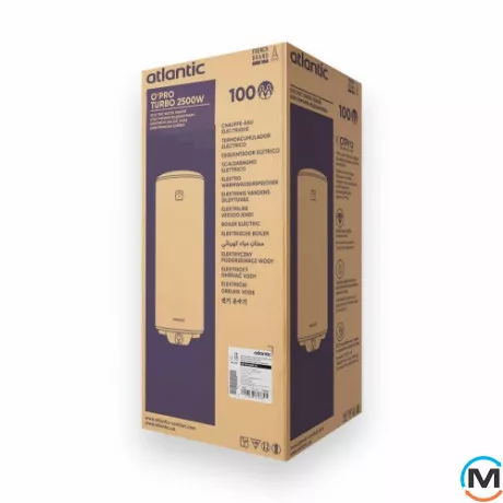Водонагреватель бытовой электрический Atlantic Opro Turbo VM 100 D400S-2-B (2500W), Объем (л): 94.1, фото , изображение 8