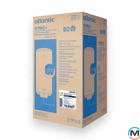 Водонагреватель бытовой электрический Atlantic Opro+ VM 080 D400S (2000W), Объем (л): 75, фото , изображение 6