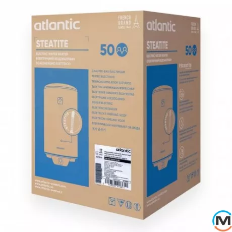 Водонагреватель бытовой электрический Atlantic Steatite Elite VM 050 D400S-2-BC (1500W), Объем (л): 46.7, фото , изображение 7