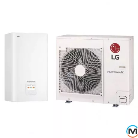 Тепловий насос LG THERMA V спліт 9 кВт 1 фаза R32, Теплова потужність (кВт): 9, Варіант: Спліт, фото 