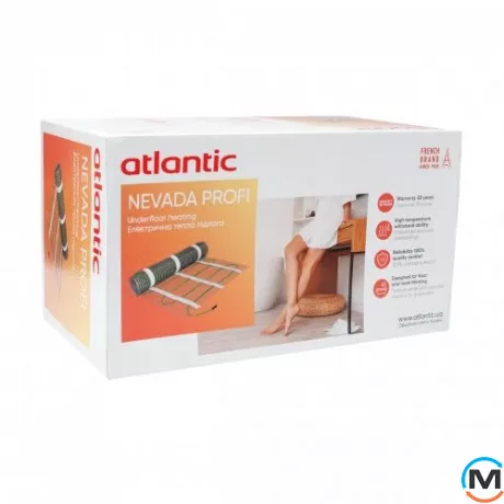 Мат нагревательный в комплекте Atlantic Nevada Profi EcoPRO-2000-10.0/200 W/m2, Мощность, Вт: 2000, Длина (м.): 20, Отапливаемая площадь (кв.м): 10, фото , изображение 4