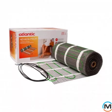 Мат нагревательный в комплекте Atlantic Nevada Profi EcoPRO-2400-12.0/200 W/m2, Мощность, Вт: 2400, Длина (м.): 24, Отапливаемая площадь (кв.м): 12, фото 