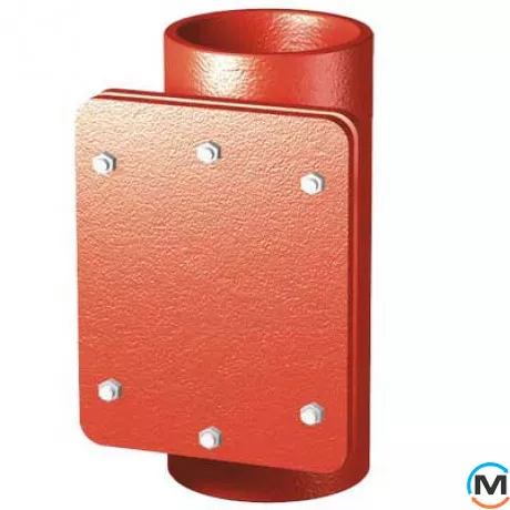 Ревизия из чугуна с прямоугольной крышкой SML DN150мм RSP REINING150ECK, Диаметр (мм): 150, фото 