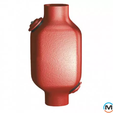 Сифон із чавуну вертикальний SML DN125мм RSP GV125VERT, Діаметр (мм): 125, фото 