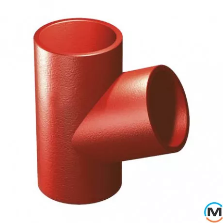 Тройник из литейного чугуна SML 70* DN150x150мм RSP15015070, Градус (град.): 70, Диаметр (мм): 150, Модификация: DN 150x150  , фото 