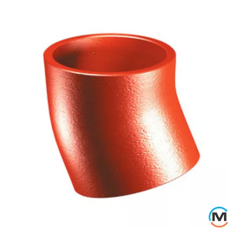 Отвод из чугуна SML 15* DN 70мм RSP 7015, Градус (град.): 15, Диаметр (мм): 70, фото , изображение 2