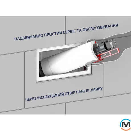 Комплект установки TECEbase (модуль+панель смыва TECEbase белая+крепеж), фото , изображение 4