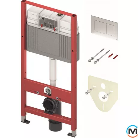 Комплект установки TECEbase (модуль+панель змиву TECEnow хром глянсовий+кріплення), фото 