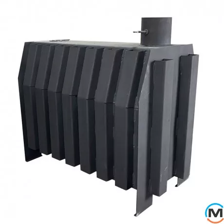 Печь бульерян Viterm 25кВт с плитой, Тепловая мощность (кВт): 25, фото , изображение 8