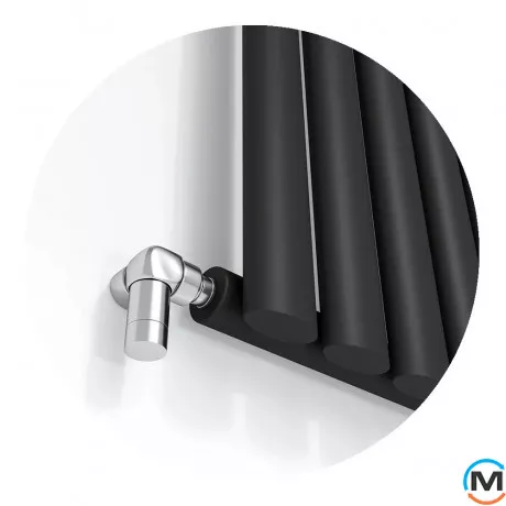 Радиатор дизайнерский Ideale Adele 11 8/1500/472 черный, Цвет: Черный, Высота (мм): 1500, Ширина (мм): 472, Количество рядов: 1, фото , изображение 2