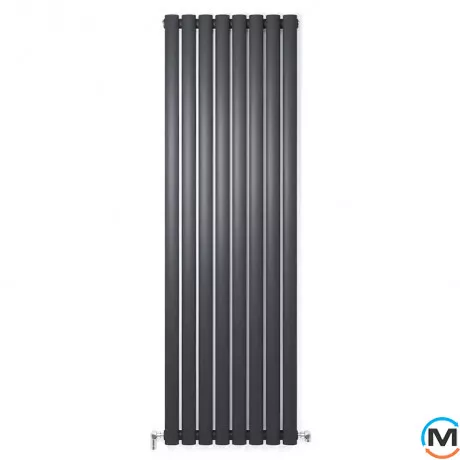 Радиатор дизайнерский Ideale Adele 11 8/1500/472 черный, Цвет: Черный, Высота (мм): 1500, Ширина (мм): 472, Количество рядов: 1, фото 