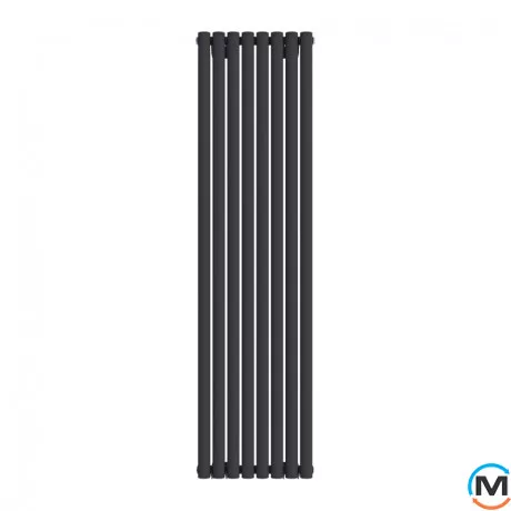 Радиатор дизайнерский Ideale Adele 11 8/1800/472 черный, Цвет: Черный, Высота (мм): 1800, Ширина (мм): 472, Количество рядов: 1, фото 