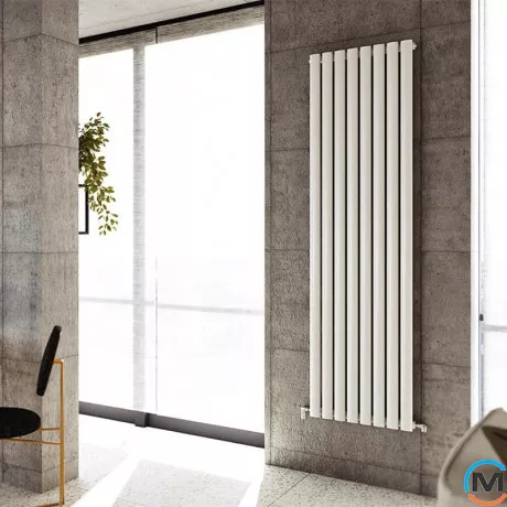 Радіатор дизайнерський Ideale Adele 12 5/1800/295 білий, Колір: Білий, Висота (мм): 1800, Ширина (мм): 295, Кількість рядів: 2, фото , зображення 3