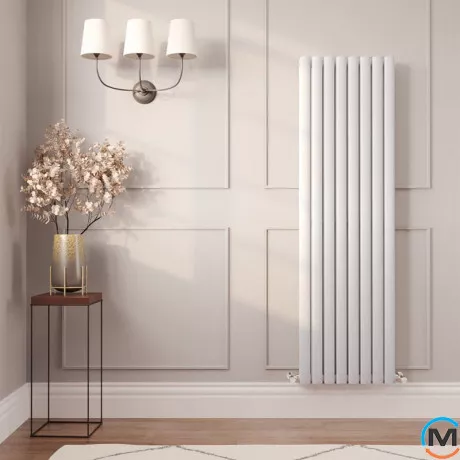 Радиатор дизайнерский Ideale Adele 12 8/1500/472 белый, Цвет: Белый, Высота (мм): 1500, Ширина (мм): 472, Количество рядов: 2, фото , изображение 4