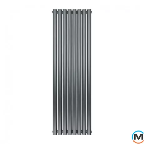 Радіатор дизайнерський Ideale Adele 12 8/1500/472 антрацит, Колір: Антрацит, Висота (мм): 1500, Ширина (мм): 472, Кількість рядів: 2, фото 