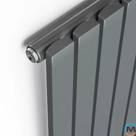 Радиатор дизайнерский Ideale Jolanda 11 10/1500/590 антрацит, Цвет: Антрацит, Высота (мм): 1500, Кол-во секций: 10, фото , изображение 2