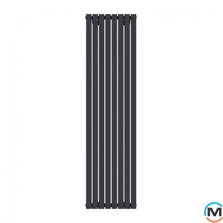 Радиатор дизайнерский Ideale Jolanda 11 8/1800/472 черный, Цвет: Черный, Высота (мм): 1800, Кол-во секций: 8, фото 