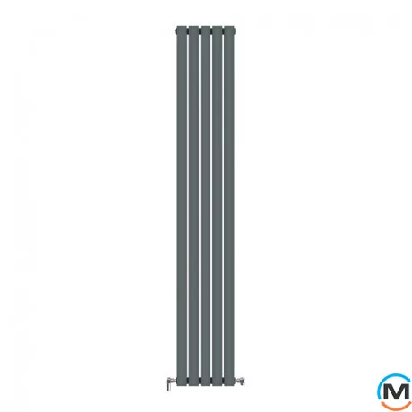 Радіатор дизайнерський Ideale Jolanda 12 5/1800/295 антрацит, Колір: Антрацит, Висота (мм): 1800, Кількість секцій: 5, фото 