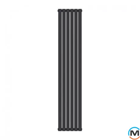 Радиатор дизайнерский Ideale Jolanda 12 6/1800/354 черный, Цвет: Черный, Высота (мм): 1800, Кол-во секций: 6, фото 
