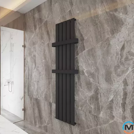 Радіатор з полицями Ideale Stella 11 5/1600/500 антрацит, Колір: Антрацит, Висота (мм): 1600, фото , зображення 2