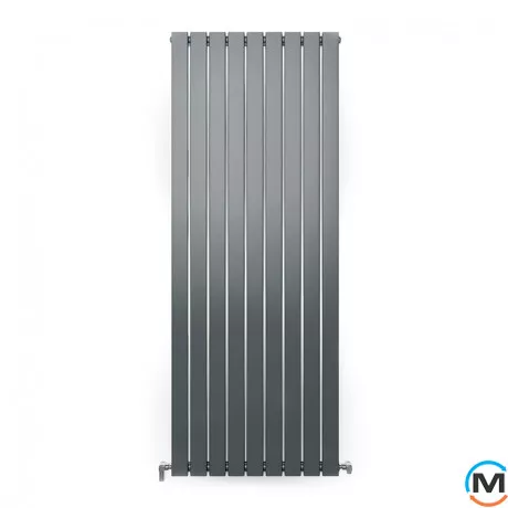 Радиатор дизайнерский Ideale Vittoria 11 9/1600/612 антрацит, Исполнение: Вертикальный, Цвет: Антрацит, Высота (мм): 1600, Ширина (мм): 612, Количество рядов: 1, фото 