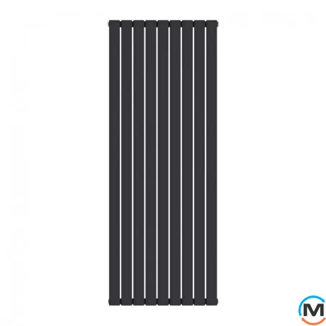 Радиатор дизайнерский Ideale Vittoria 11 9/1600/612 черный, Исполнение: Вертикальный, Цвет: Черный, Высота (мм): 1600, Ширина (мм): 612, Количество рядов: 1, фото 