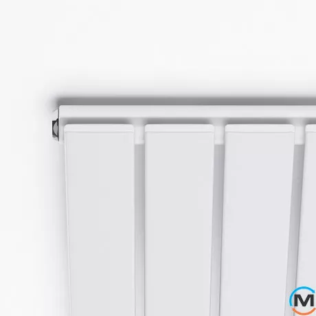 Радіатор дизайнерський Ideale Vittoria 11 9/1800/612 білий, Виконання: Вертикальний, Колір: Білий, Висота (мм): 1800, Ширина (мм): 612, Кількість рядів: 1, фото , зображення 2