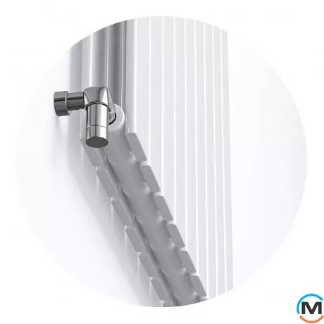 Радіатор дизайнерський Ideale Vittoria 12 6/1800/408 білий, Виконання: Вертикальний, Колір: Білий, Висота (мм): 1800, Ширина (мм): 408, Кількість рядів: 2, фото , зображення 2