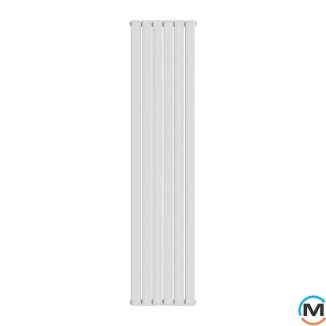 Радіатор дизайнерський Ideale Vittoria 12 6/1800/408 білий, Виконання: Вертикальний, Колір: Білий, Висота (мм): 1800, Ширина (мм): 408, Кількість рядів: 2, фото 