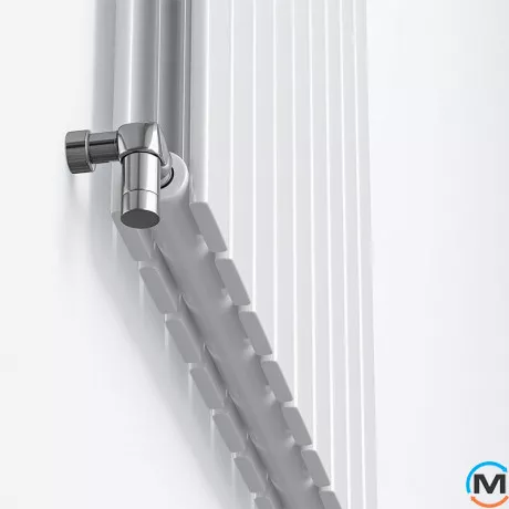 Радіатор дизайнерський Ideale Vittoria 12 7/1600/476 білий, Виконання: Вертикальний, Колір: Білий, Висота (мм): 1600, Ширина (мм): 476, Кількість рядів: 2, фото , зображення 2