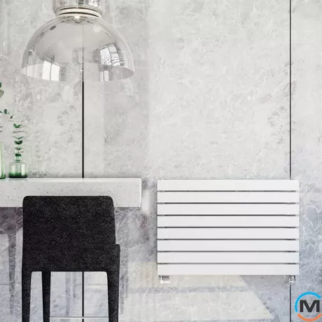 Радиатор дизайнерский Ideale Vittoria H 11 8/544/1200 белый, Исполнение: Горизонтальный, Цвет: Белый, Высота (мм): 544, Ширина (мм): 1200, Количество рядов: 1, фото , изображение 3