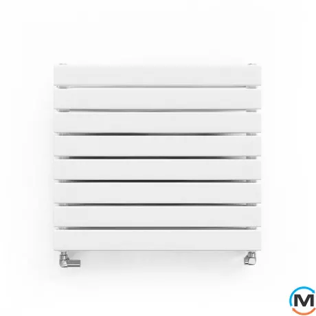 Радиатор дизайнерский Ideale Vittoria H 12 8/544/600 белый, Исполнение: Горизонтальный, Цвет: Белый, Высота (мм): 544, Ширина (мм): 600, Количество рядов: 2, фото 