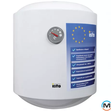 Бойлер Isto 50 2kWt IV504420/1h, Тип (ТЭНа): Мокрый, Объем (л): 50, Исполнение: Вертикальный, фото 